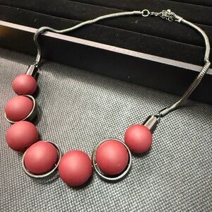 Amimi Vintage Elegant burgundy Beaded Necklace